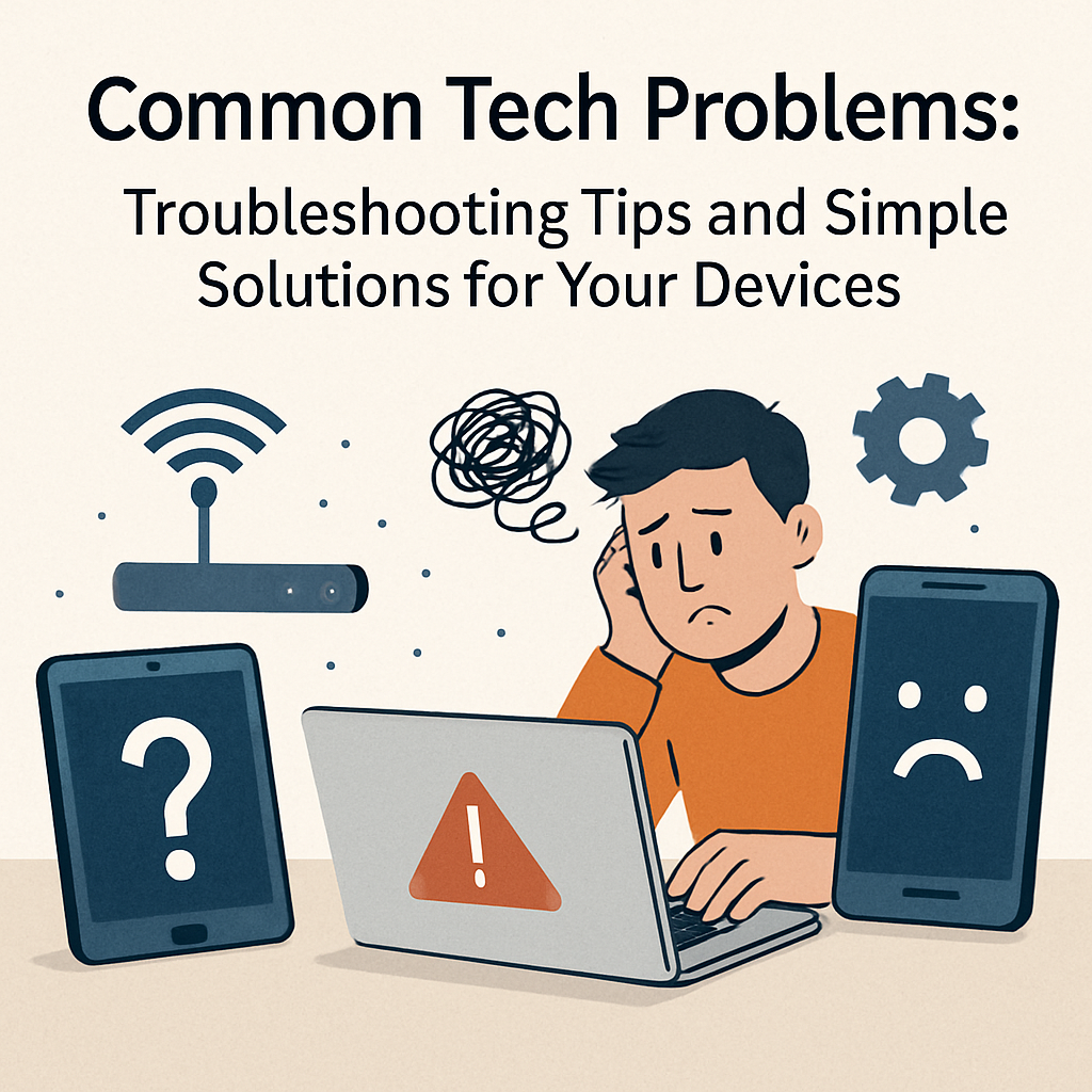 How to Troubleshoot Common Tech Problems: A Step-by-Step Guide ...