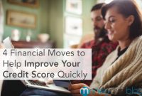 How To Improve Your Credit Score Quickly