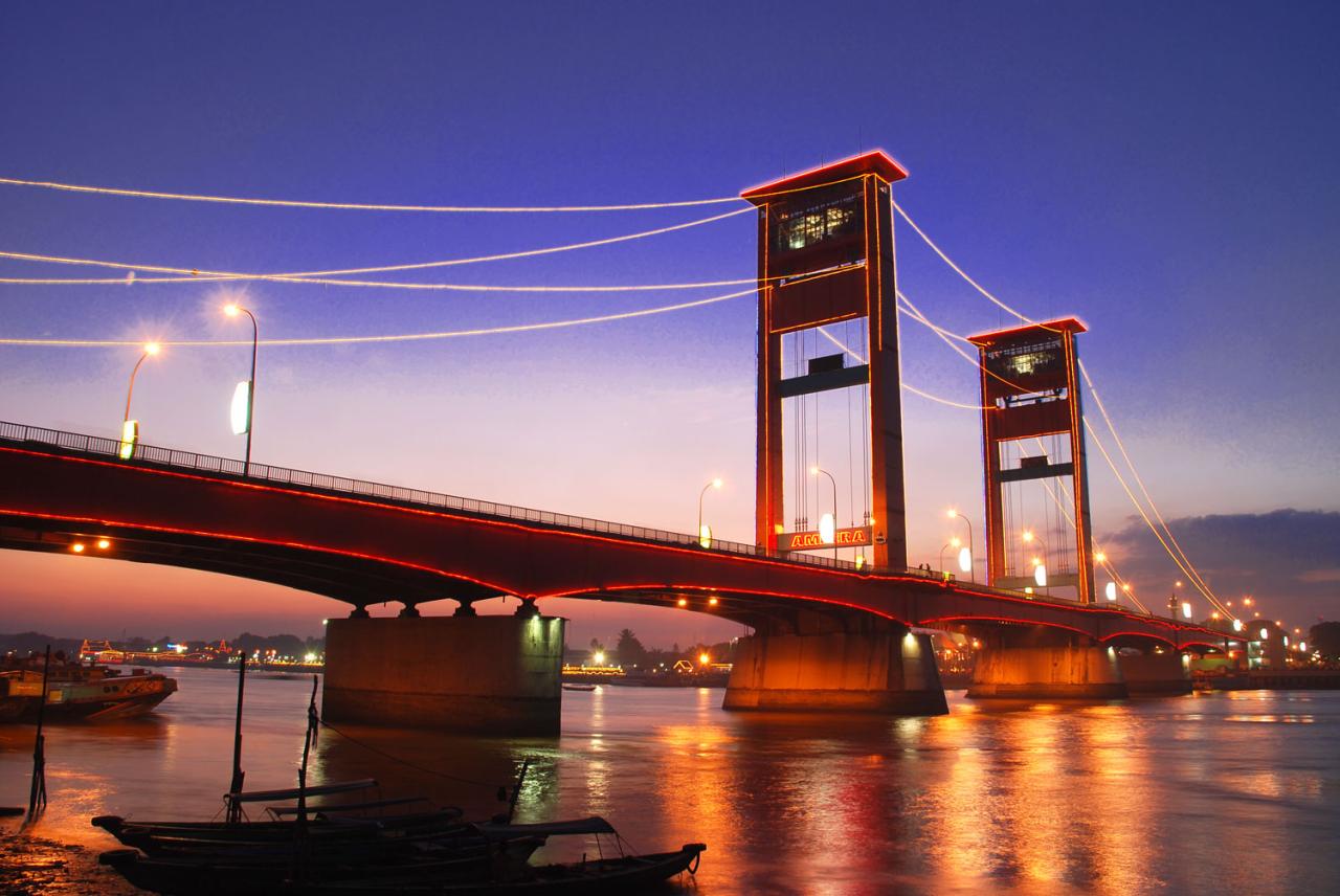 Indonesian Travel: Ampera Bridge In Palembang How To Negotiate Real Estate Purchase Agreements